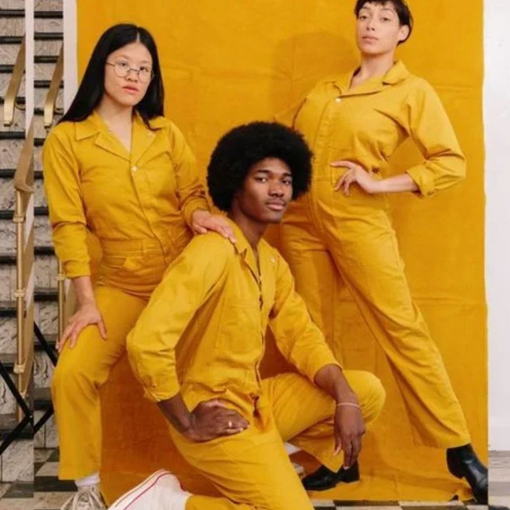 Big Bud Press Yellow Jumpsuit - Size L